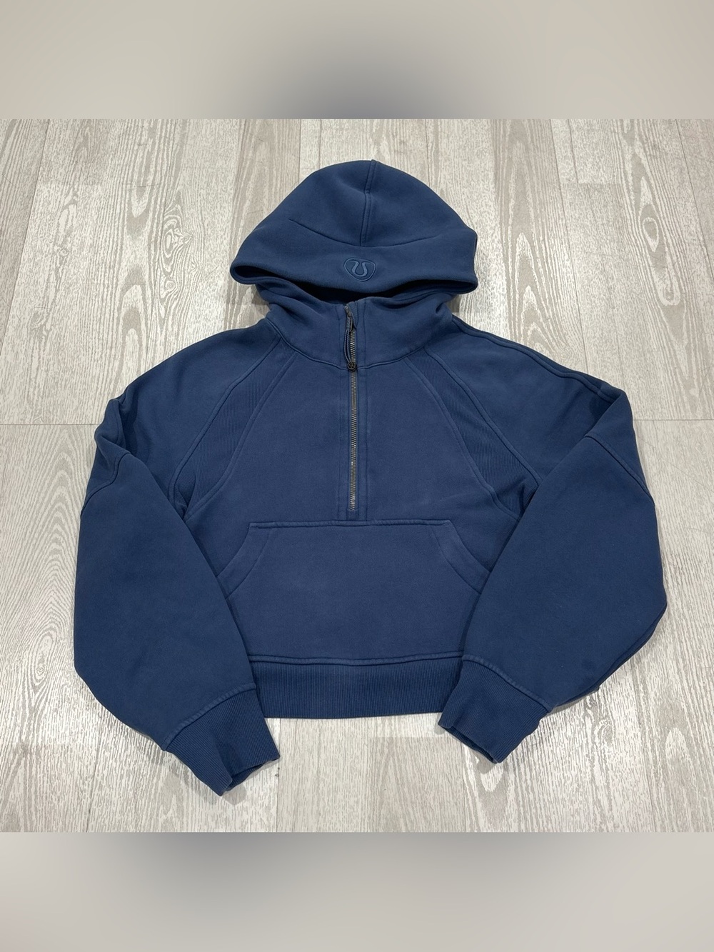 Lululemon Scuba Oversized 1/2 Zip Hoodie (Navy / Ink Blue) size XS
